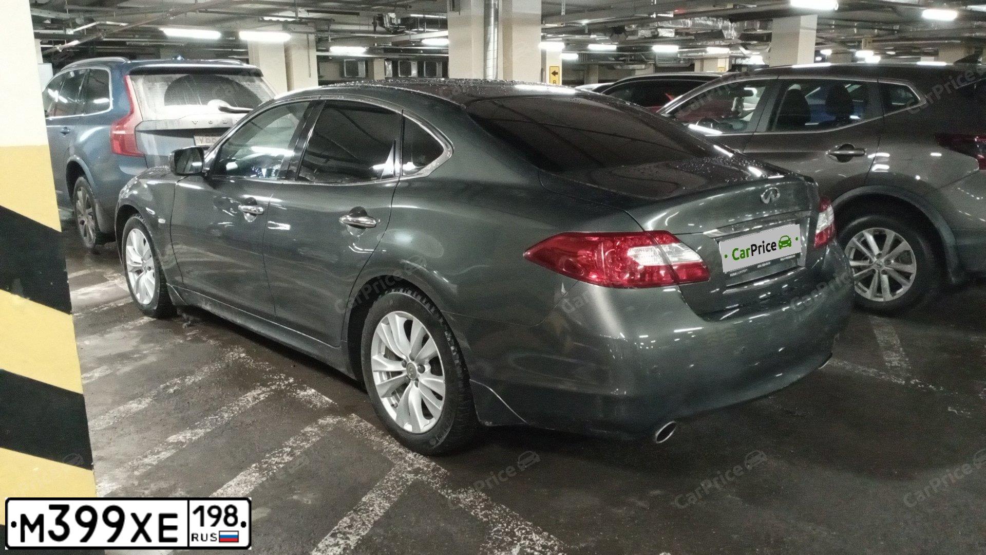 Фото автомобиля INFINITI M25, 2010 — госномер С005РТ198. Цвет: СЕРЫЙ