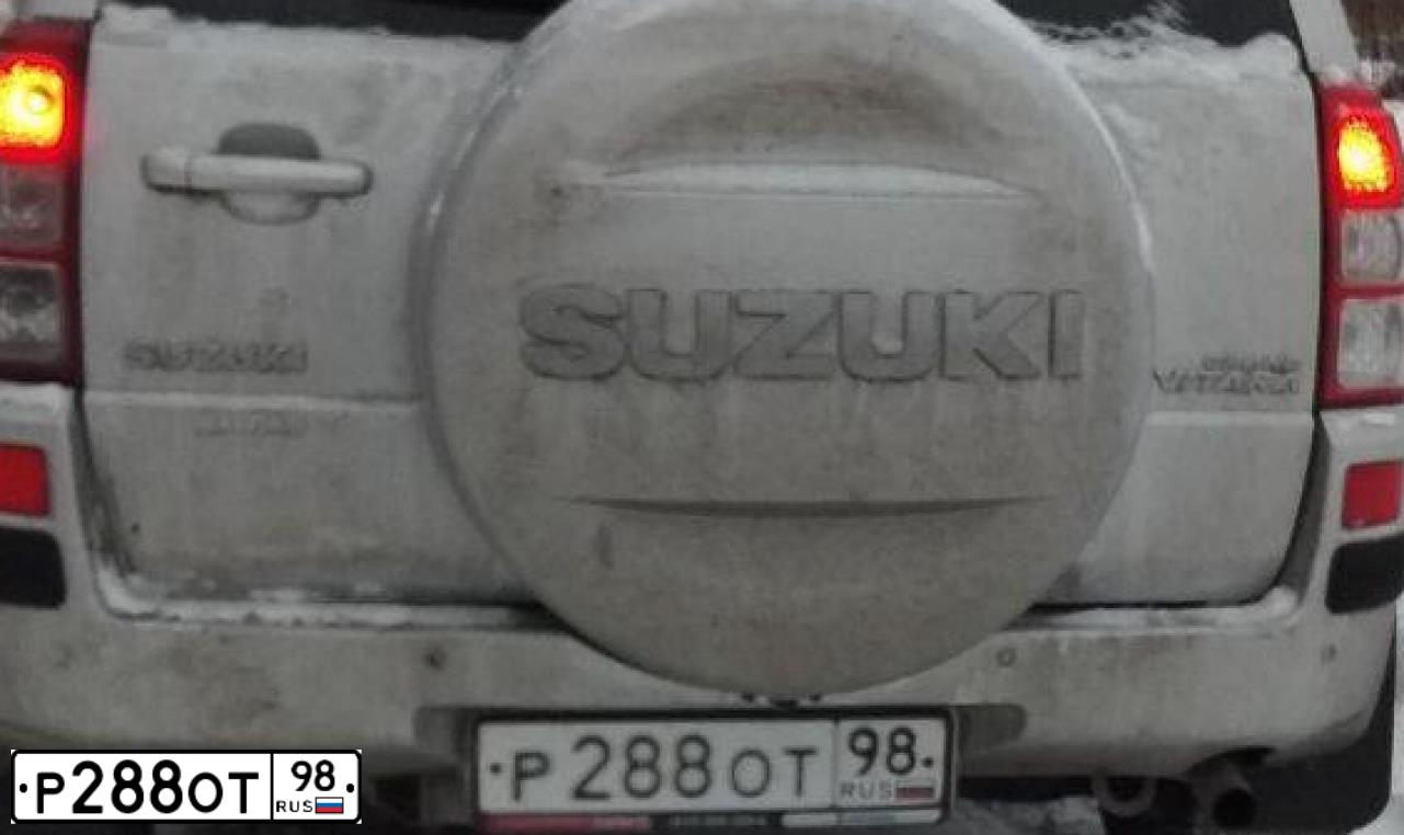 Фото автомобиля SUZUKI /GRAND/ VITARA, 2007 — госномер Р288ОТ98. Цвет: СЕРЕБРИСТЫЙ