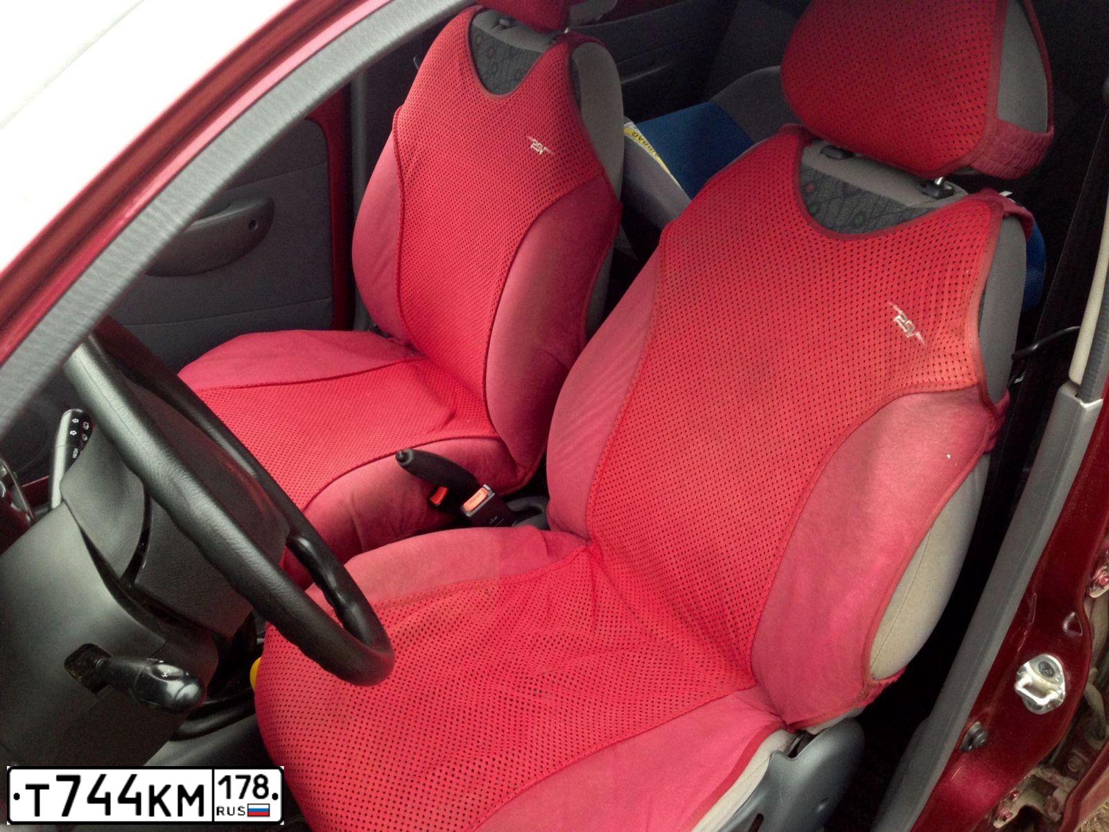 Фото автомобиля DAEWOO MATIZ, 2012 — госномер Т744КМ178. Цвет: ИСПАНСКИЙ КРАСНЫЙ