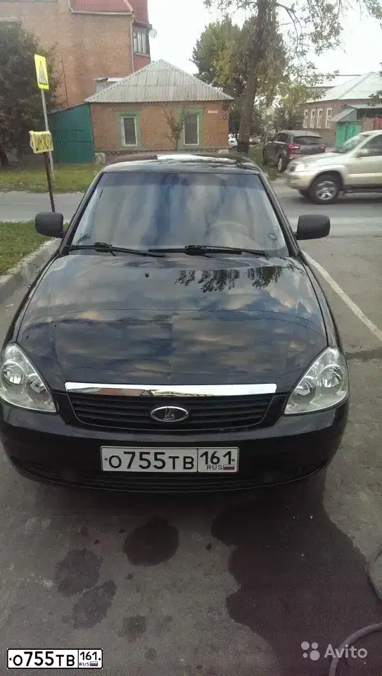 Фото автомобиля LADA 2172 PRIORA, 2010 — госномер Е840ВН181. Цвет: Сине-Черный