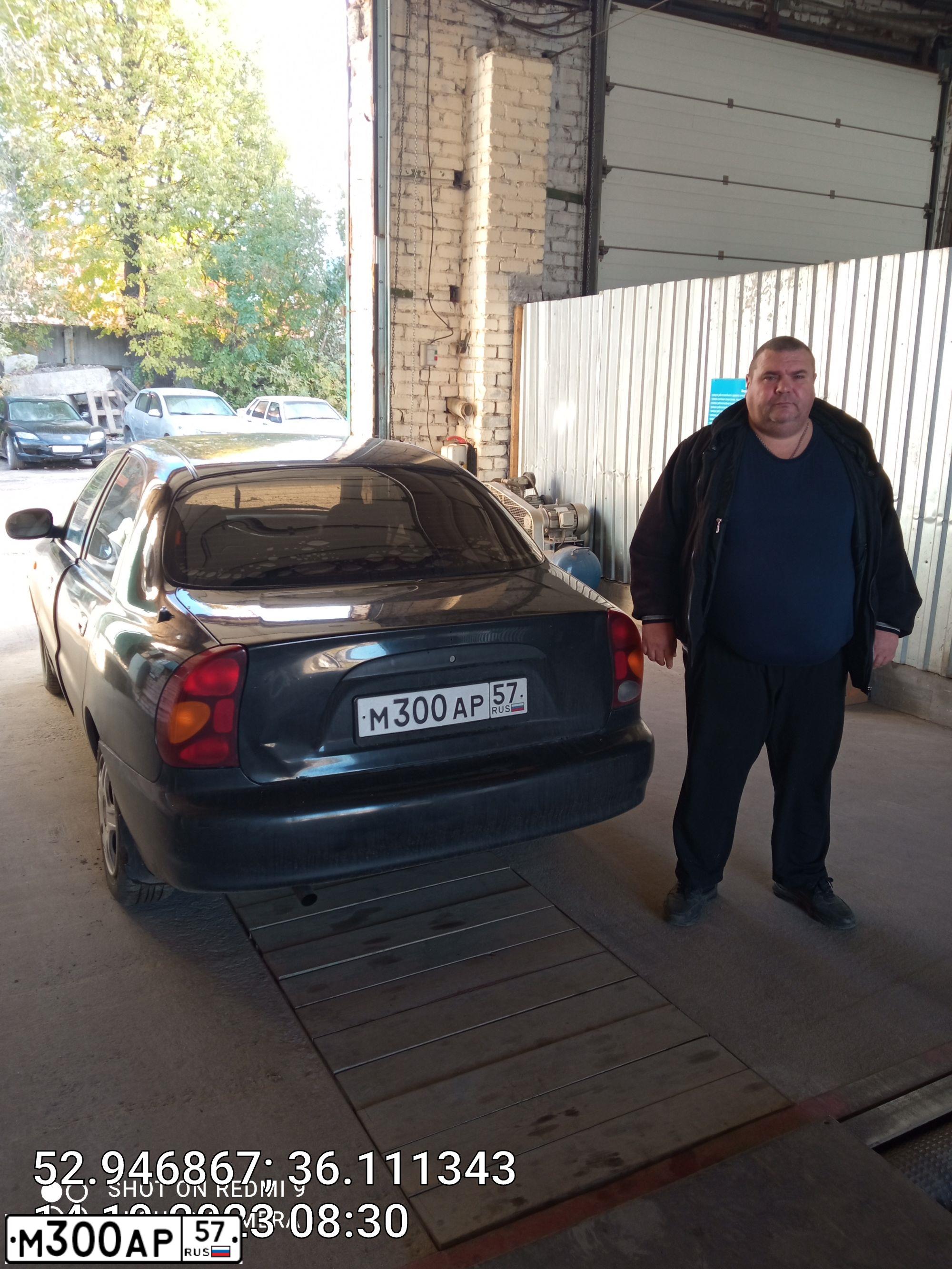 Фото автомобиля ZAZ CHANCE, 2010 — госномер К533ВМ57. Цвет: ЧЕРНЫЙ