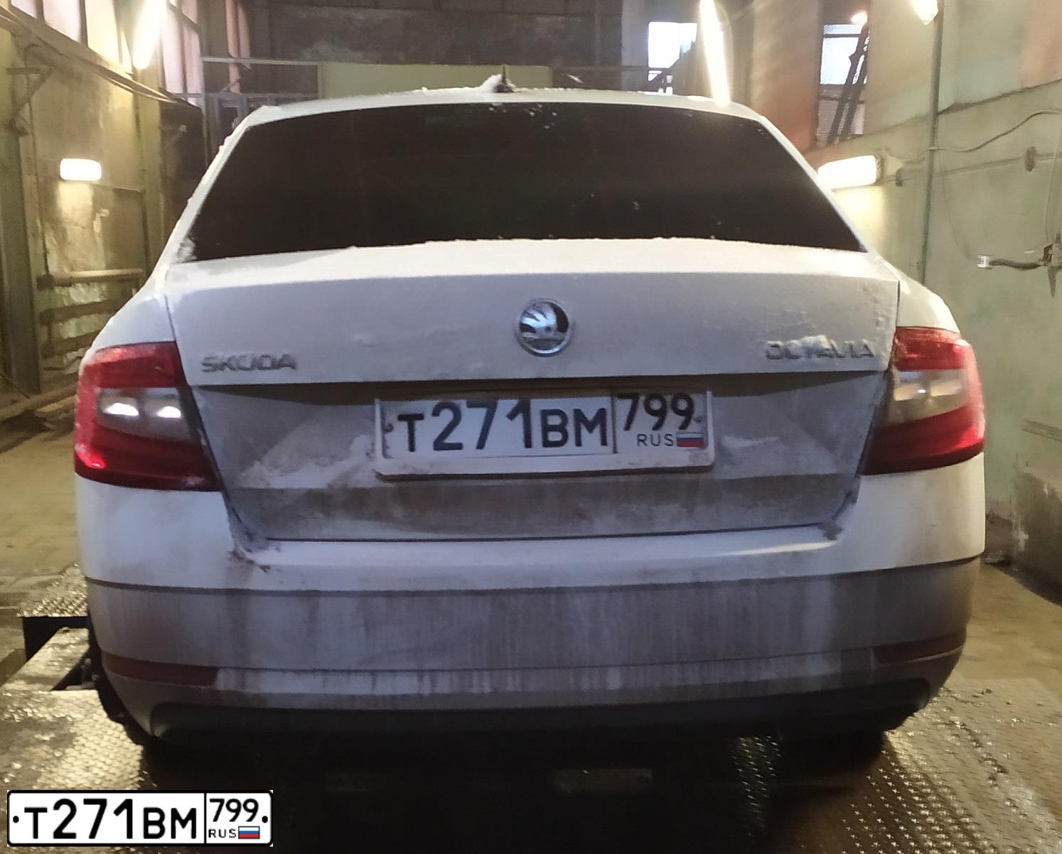 Фото автомобиля SKODA OCTAVIA, 2017 — госномер Н363ТТ797