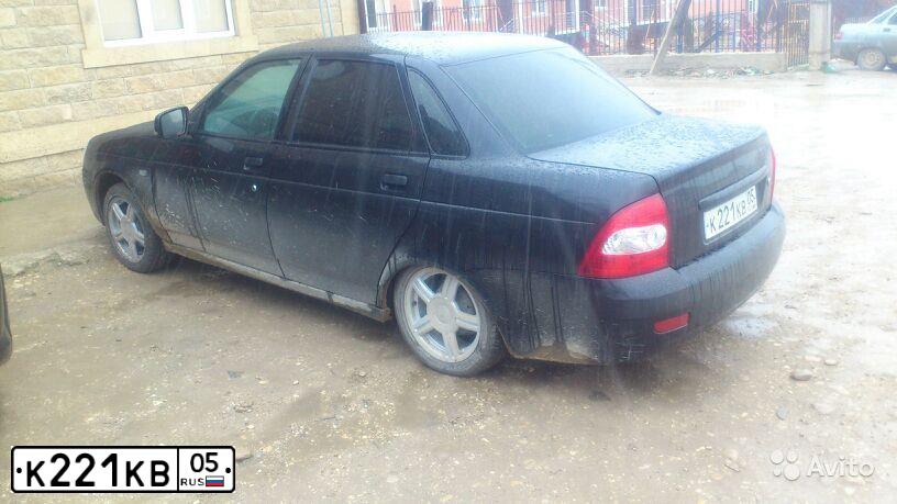 Фото автомобиля LADA 2170 PRIORA, 2008 — госномер К221КВ05. Цвет: ЧЕРНЫЙ