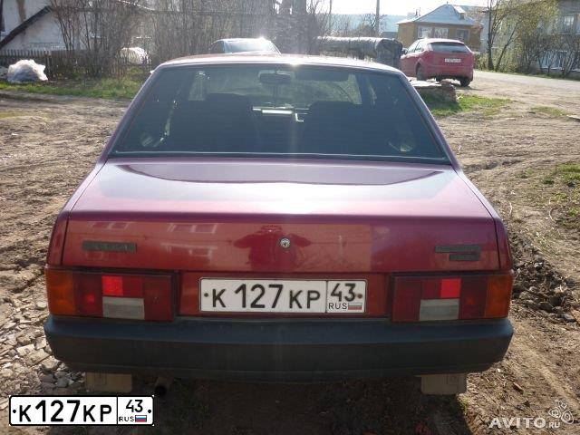 Фото автомобиля LADA 2109 SAMARA, 2000 — госномер К127КР43. Цвет: СЕРЕБРИСТО-КРАСНЫЙ