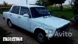 Фото автомобиля LADA 2107 LADA, 2007 — госномер В267КН193. Цвет: ЯРКО-БЕЛЫЙ