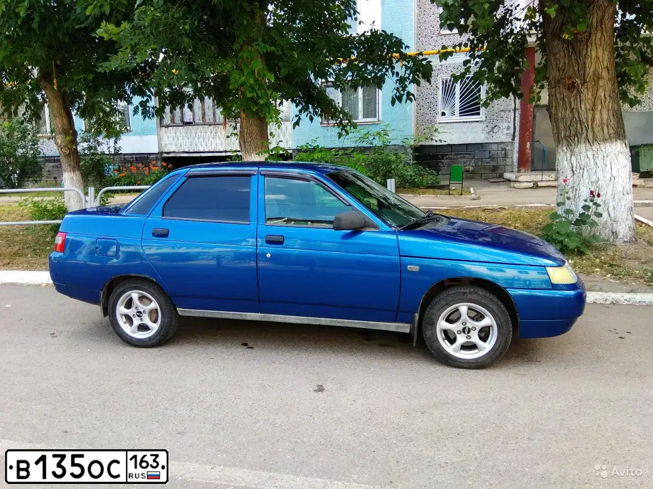 Фото автомобиля LADA 2110 LADA, 2007 — госномер В135ОС163. Цвет: синий