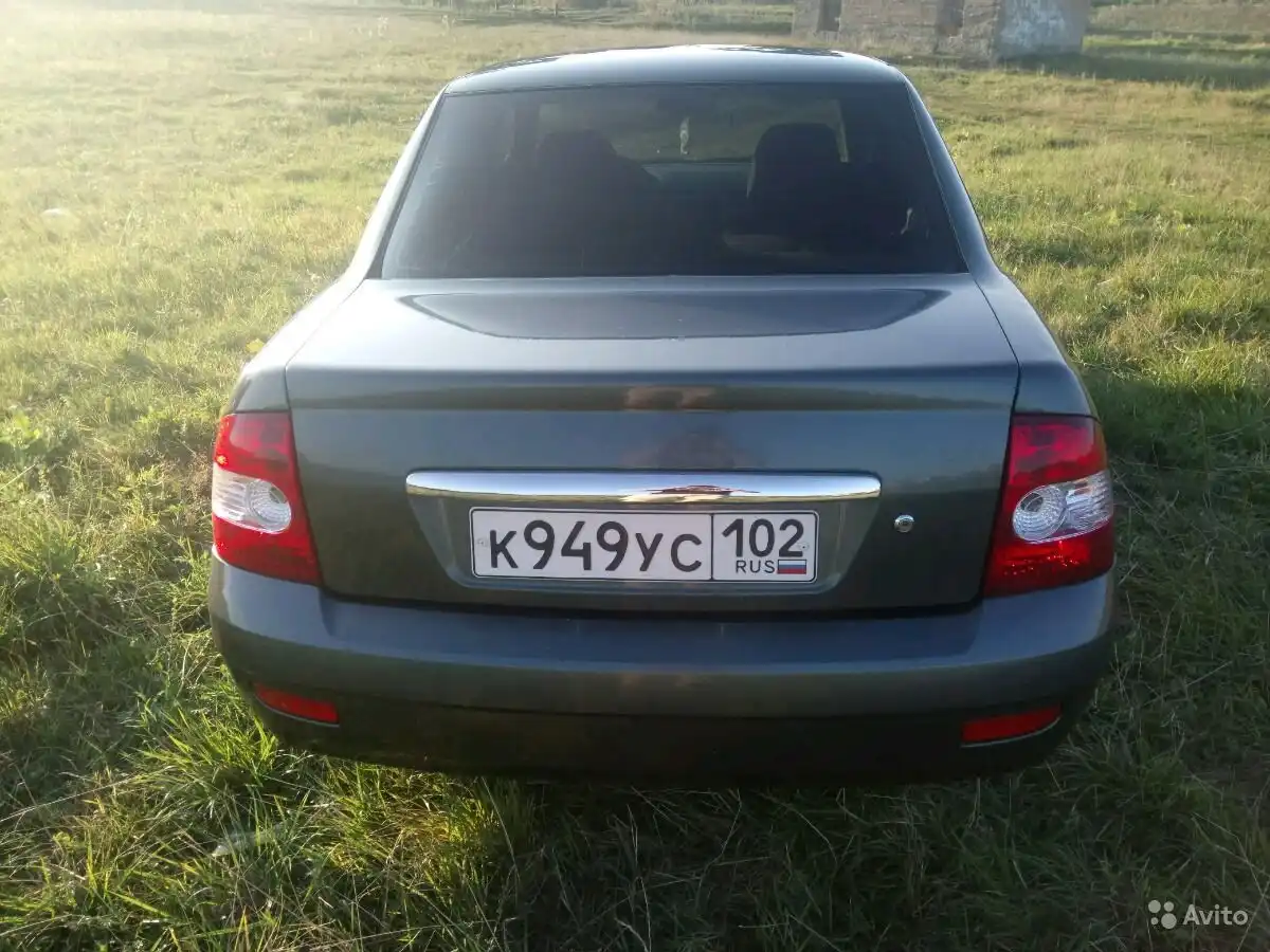 Фото автомобиля LADA 2170 PRIORA, 2009 — госномер Н574УУ18. Цвет: СЕРО-СИНЕ-ЗЕЛЕНЫЙ