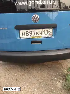 Фото автомобиля VOLKSWAGEN CADDY, 2010 — госномер Н897КН116. Цвет: ГОЛУБОЙ