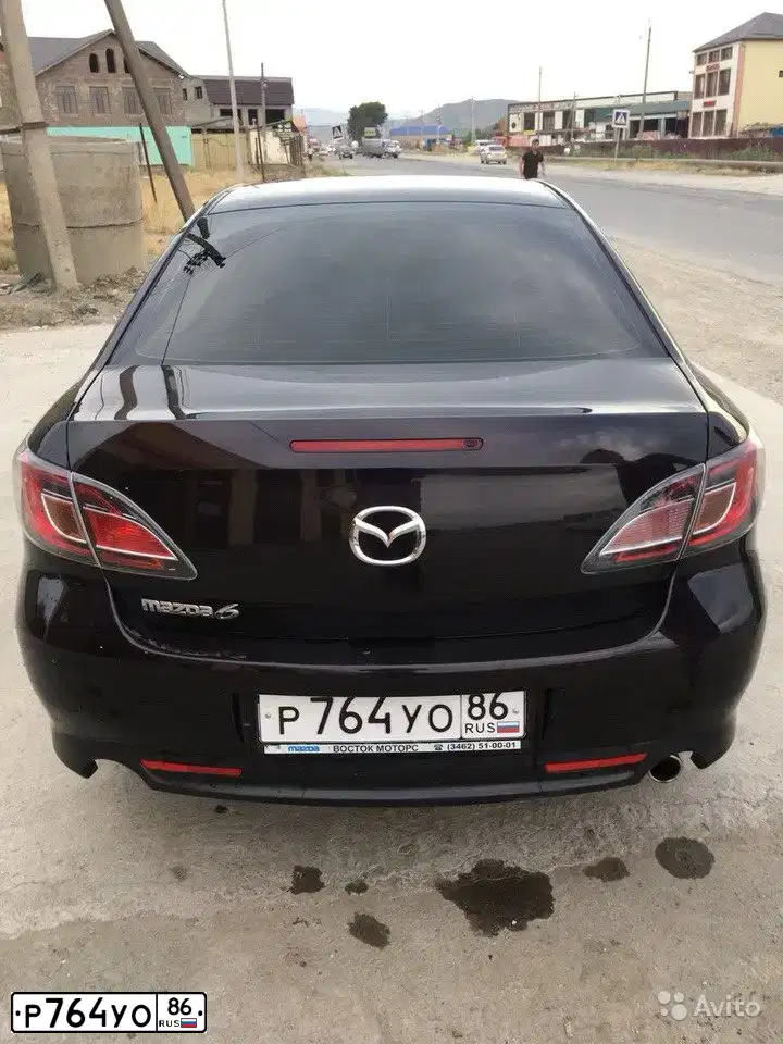 Фото автомобиля MAZDA 6, 2008 — госномер В934ОА06. Цвет: ТЕМНО-ВИШНЕВЫЙ