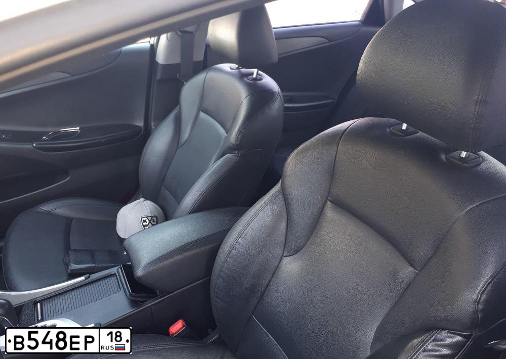 Фото автомобиля HYUNDAI SONATA, 2010 — госномер К314РВ716. Цвет: Белый
