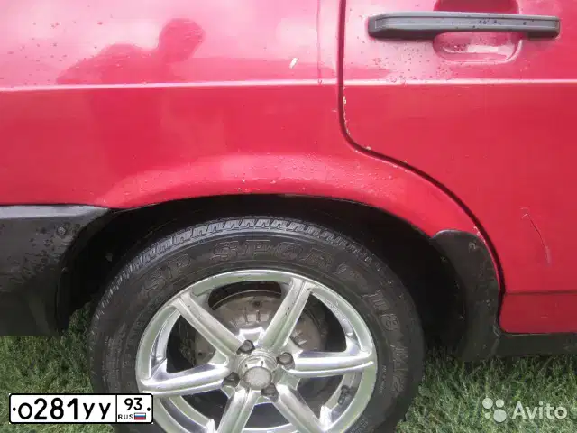 Фото автомобиля LADA 2109 SAMARA, 1995 — госномер О281УУ93. Цвет: РУБИН