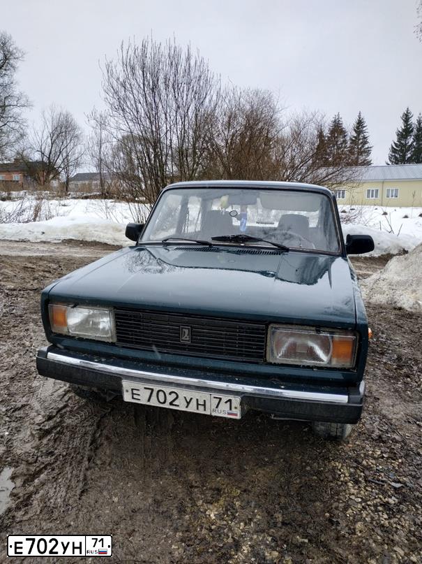 Фото автомобиля LADA 2105, 2006 — госномер Е189АС550. Цвет: ЧЕРНО-ЗЕЛЕНЫЙ