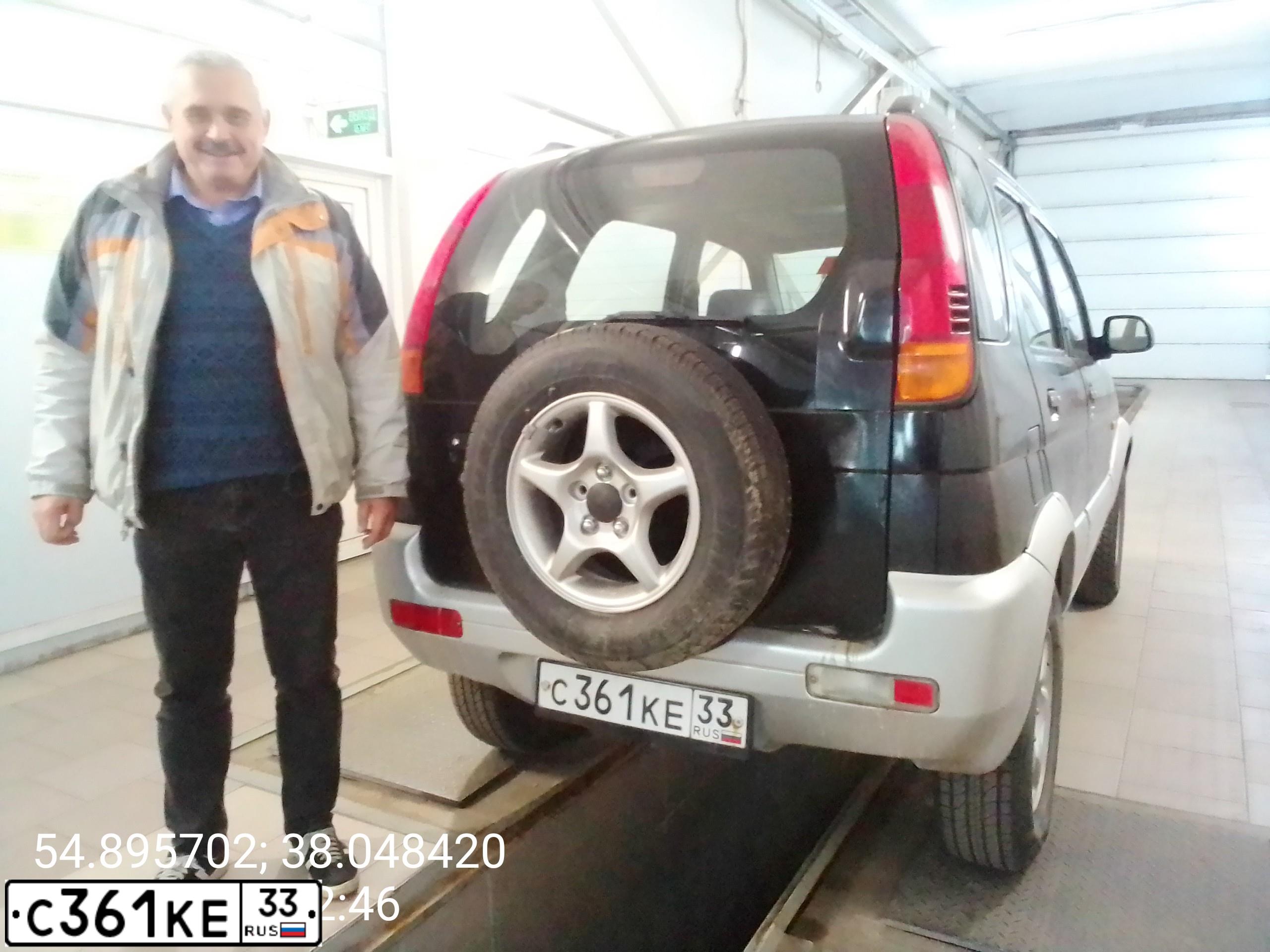Фото автомобиля DAIHATSU TERIOS, 2000 — госномер К514ОУ797