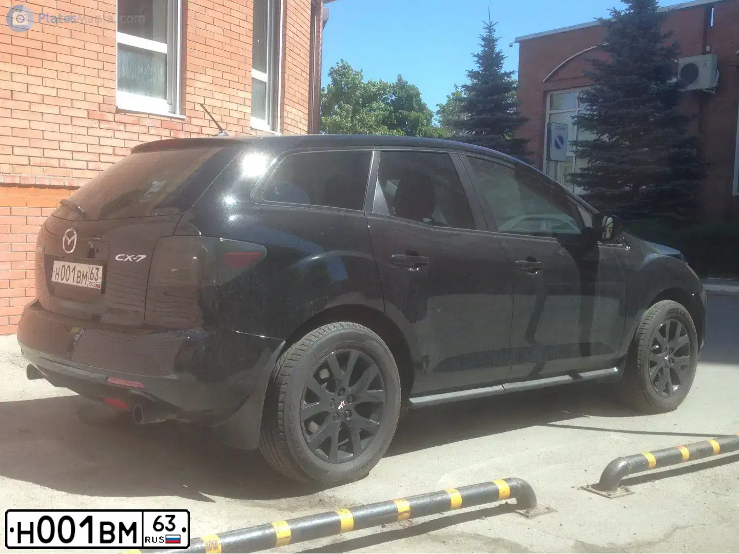 Фото автомобиля LEXUS RX, 2006 — госномер Н001ВМ63. Цвет: ЧЕРНЫЙ