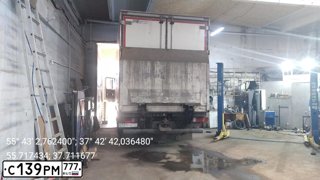 Фото автомобиля MERCEDES-BENZ ACTROS, 2014 — госномер Р299КК126. Цвет: Белый