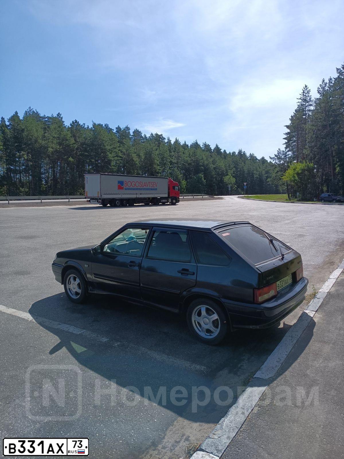 Фото автомобиля LADA 2114 SAMARA, 2008 — госномер В331АХ73. Цвет: ГРАФИТОВЫЙ МЕТАЛЛИК