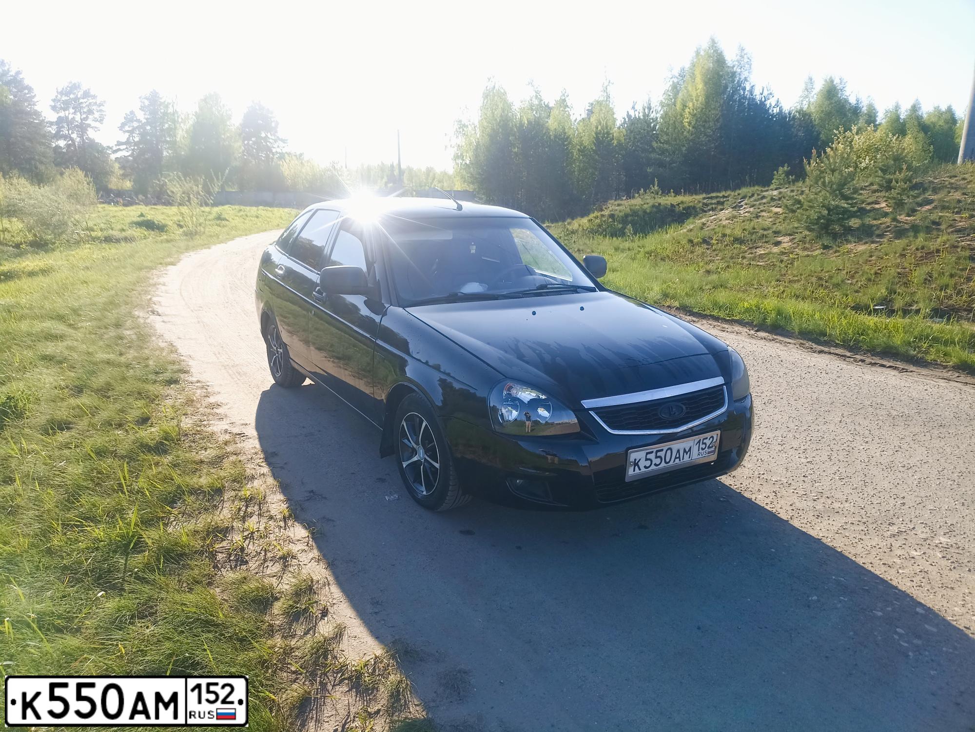 Фото автомобиля LADA 2172 PRIORA, 2012 — госномер К550АМ152. Цвет: СИНЕ-ЧЕРНЫЙ