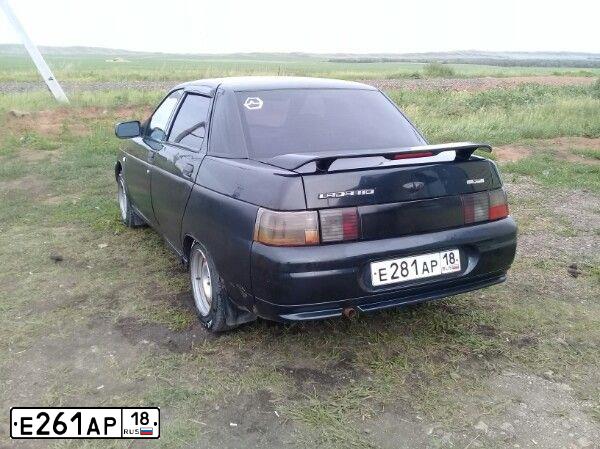 Фото автомобиля LADA 2110, 1999 — госномер В116ОР16. Цвет: СЕРЕБРИСТО-ЗЕЛЕНЫЙ