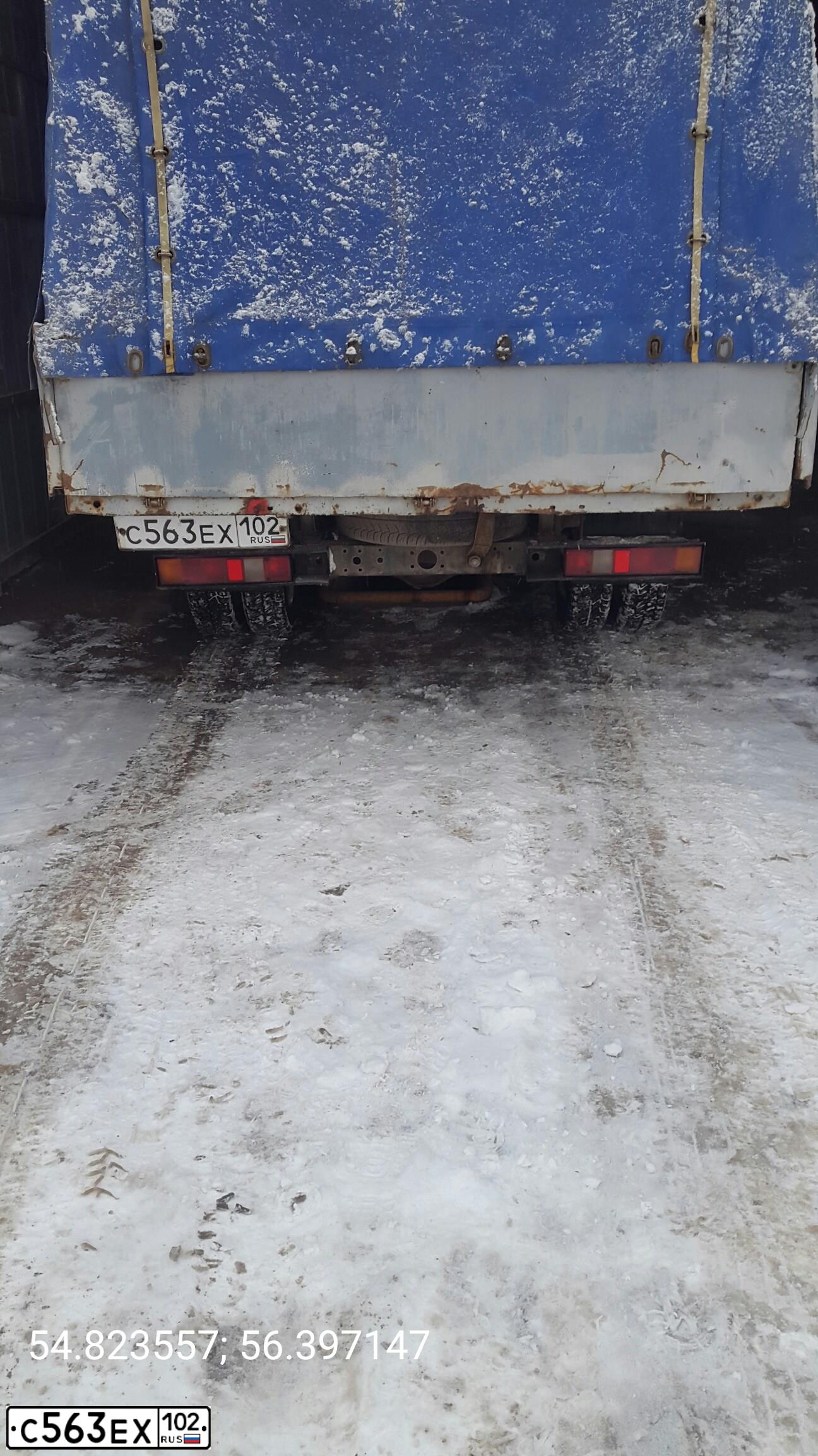 Фото автомобиля ГАЗ 330232, 2015 — госномер С563ЕХ102. Цвет: Белый