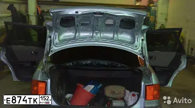 Фото автомобиля AUDI 80, 1989 — госномер Е874ТК152. Цвет: СВЕТЛО-ГОЛУБОЙ