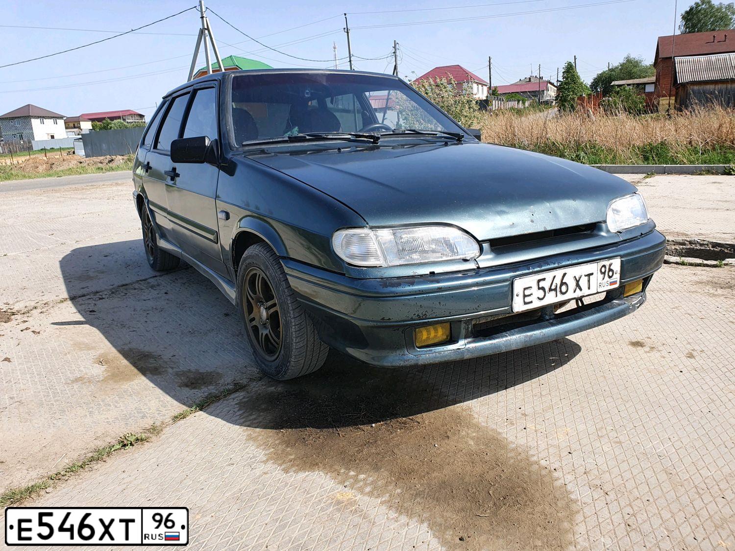 Фото автомобиля VAZ 2114 SAMARA, 2007 — госномер Р508ОТ196. Цвет: СИНЕ-ЗЕЛЕНЫЙ