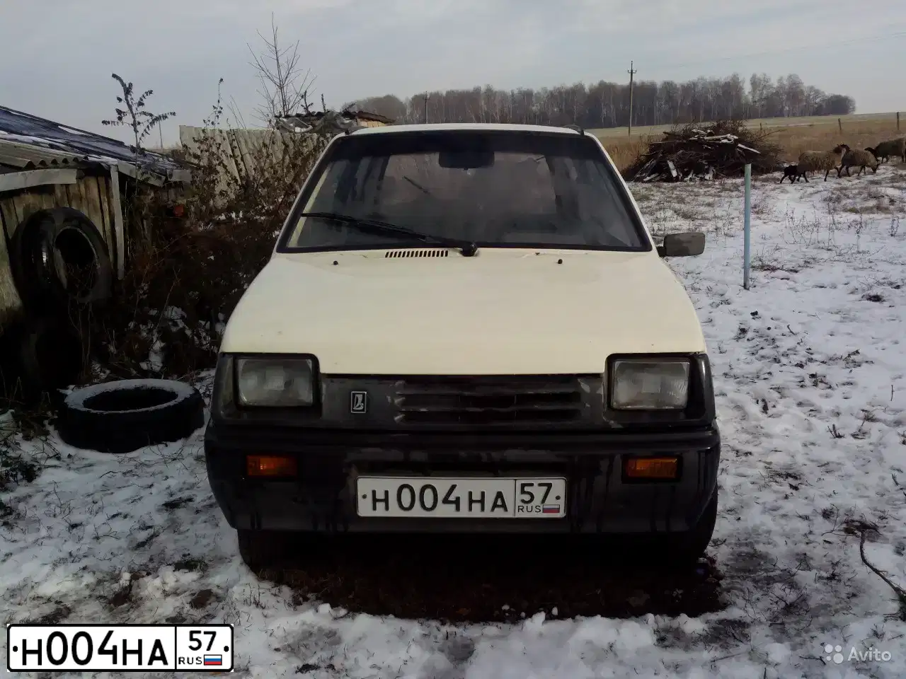 Фото автомобиля LADA OKA, 1992 — госномер Р529РТ57. Цвет: Белый