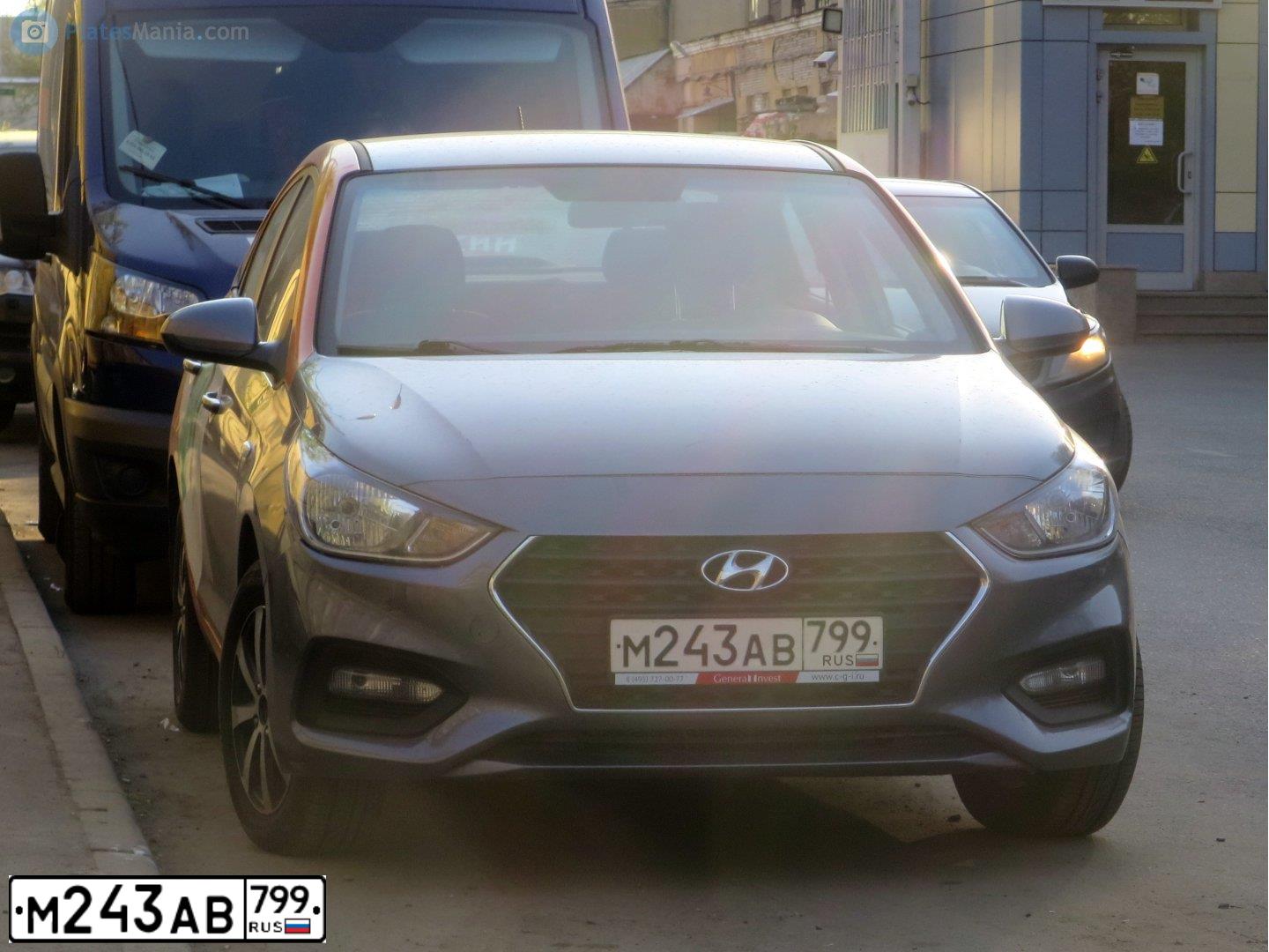 Фото автомобиля HYUNDAI SOLARIS, 2017 — госномер Е596ХО716. Цвет: СЕРЫЙ