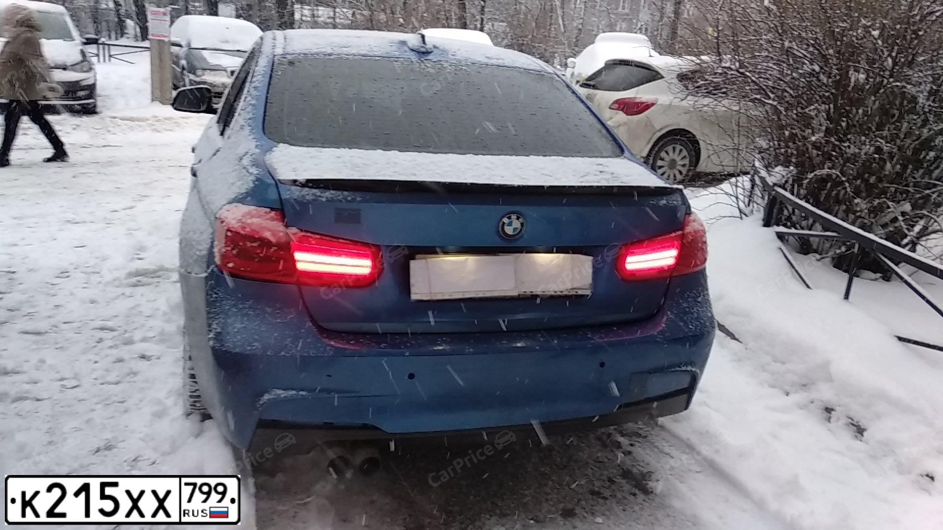 Фото автомобиля BMW 320I, 2017 — госномер Т816МС07