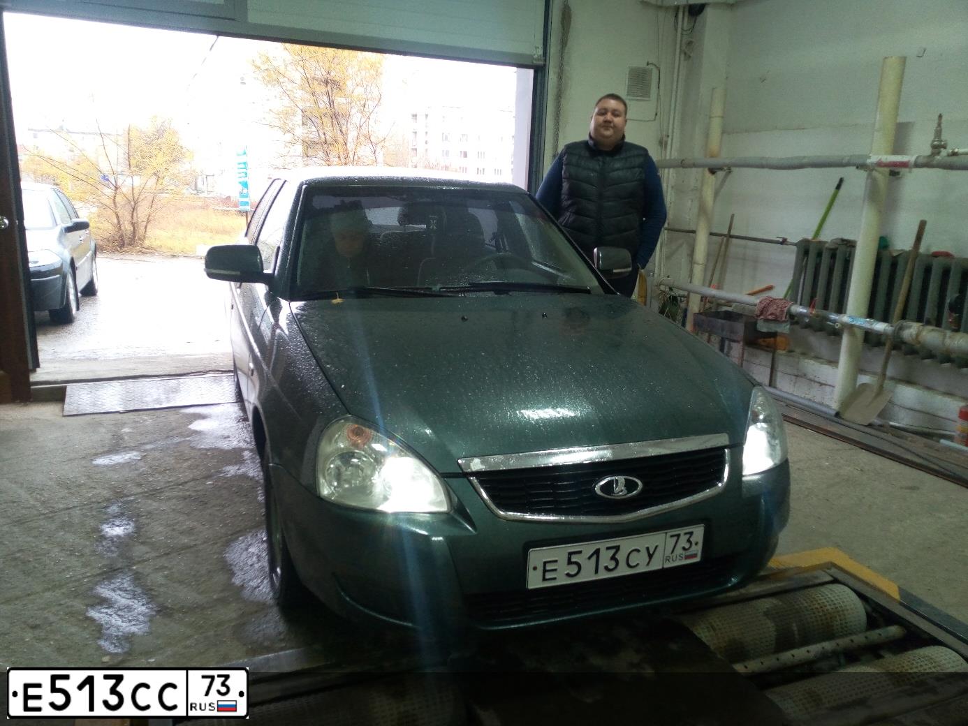 Фото автомобиля LADA 2170 PRIORA, 2008 — госномер М924ВО181. Цвет: СЕРО-СИНЕ-ЗЕЛЕНЫЙ
