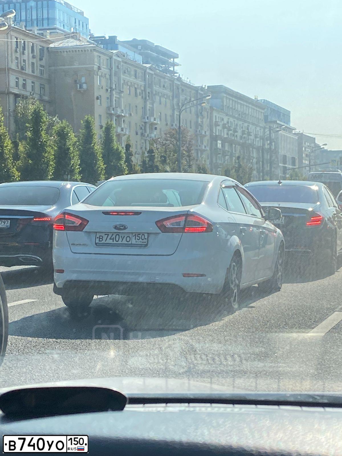 Фото автомобиля FORD MONDEO, 2008 — госномер Т608РТ71. Цвет: ЧЕРНЫЙ