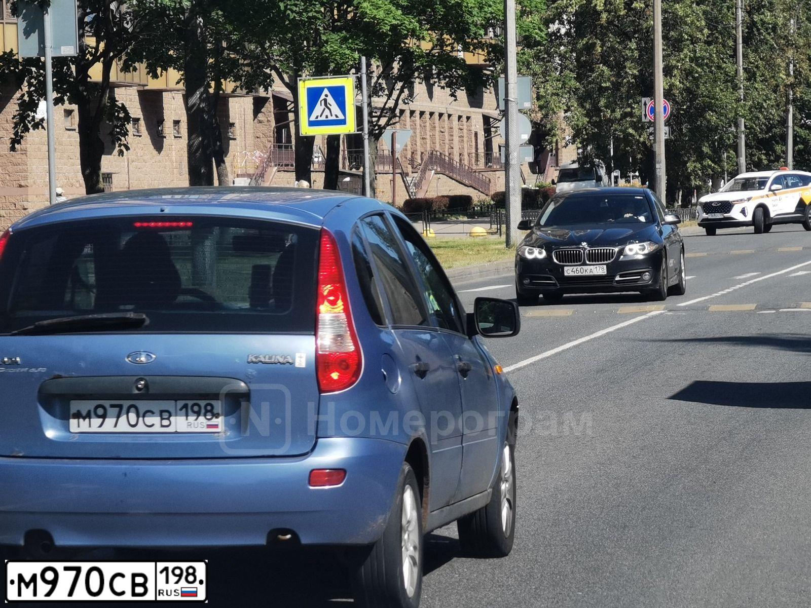 Фото автомобиля LADA 1119 KALINA, 2007 — госномер М970СВ198. Цвет: СЕРО-СИНИЙ