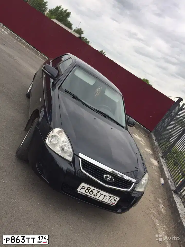 Фото автомобиля LADA 2170 PRIORA, 2008 — госномер Р863ТТ174. Цвет: графитовый металлик