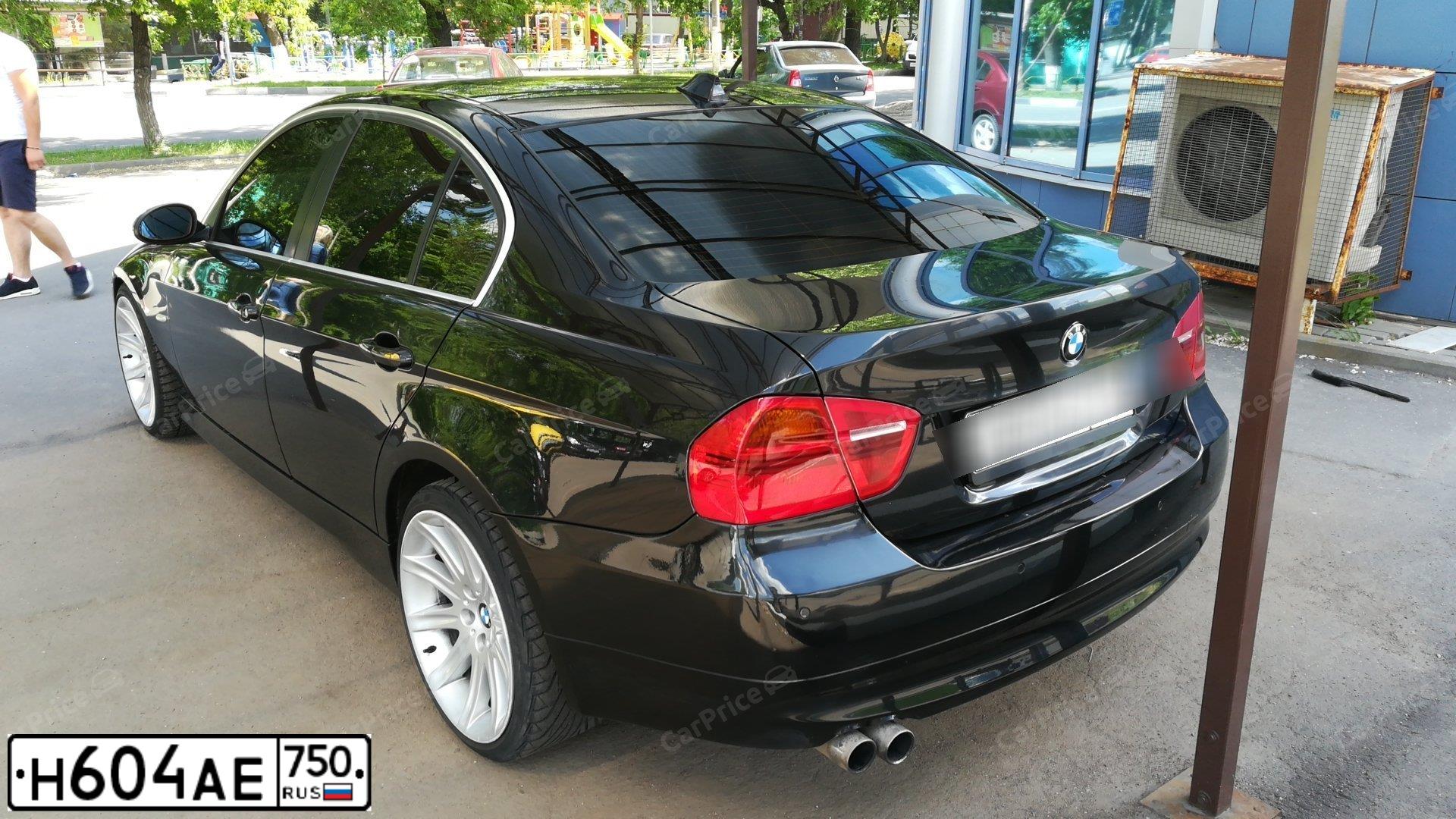 Фото автомобиля BMW W SERIE 3, 2006 — госномер А599ВР550. Цвет: ЧЕРНЫЙ