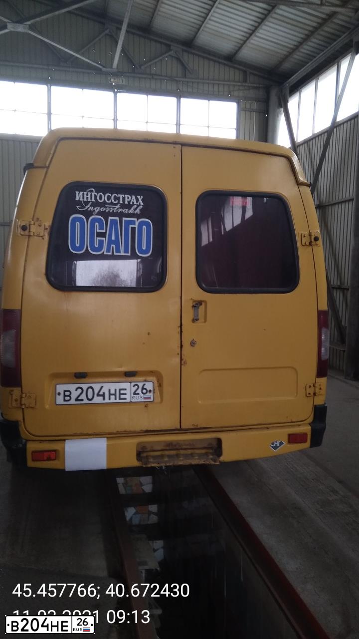 Фото автомобиля GAZ Z 3221 GAZEL, 2005 — госномер У787ХА93. Цвет: ЖЕЛТЫЙ