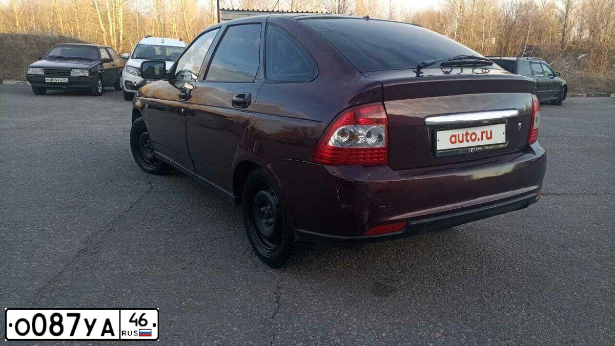 Фото автомобиля LADA 2172 PRIORA, 2014 — госномер В344ЕХ198. Цвет: ТЕМНО-ВИШНЕВЫЙ