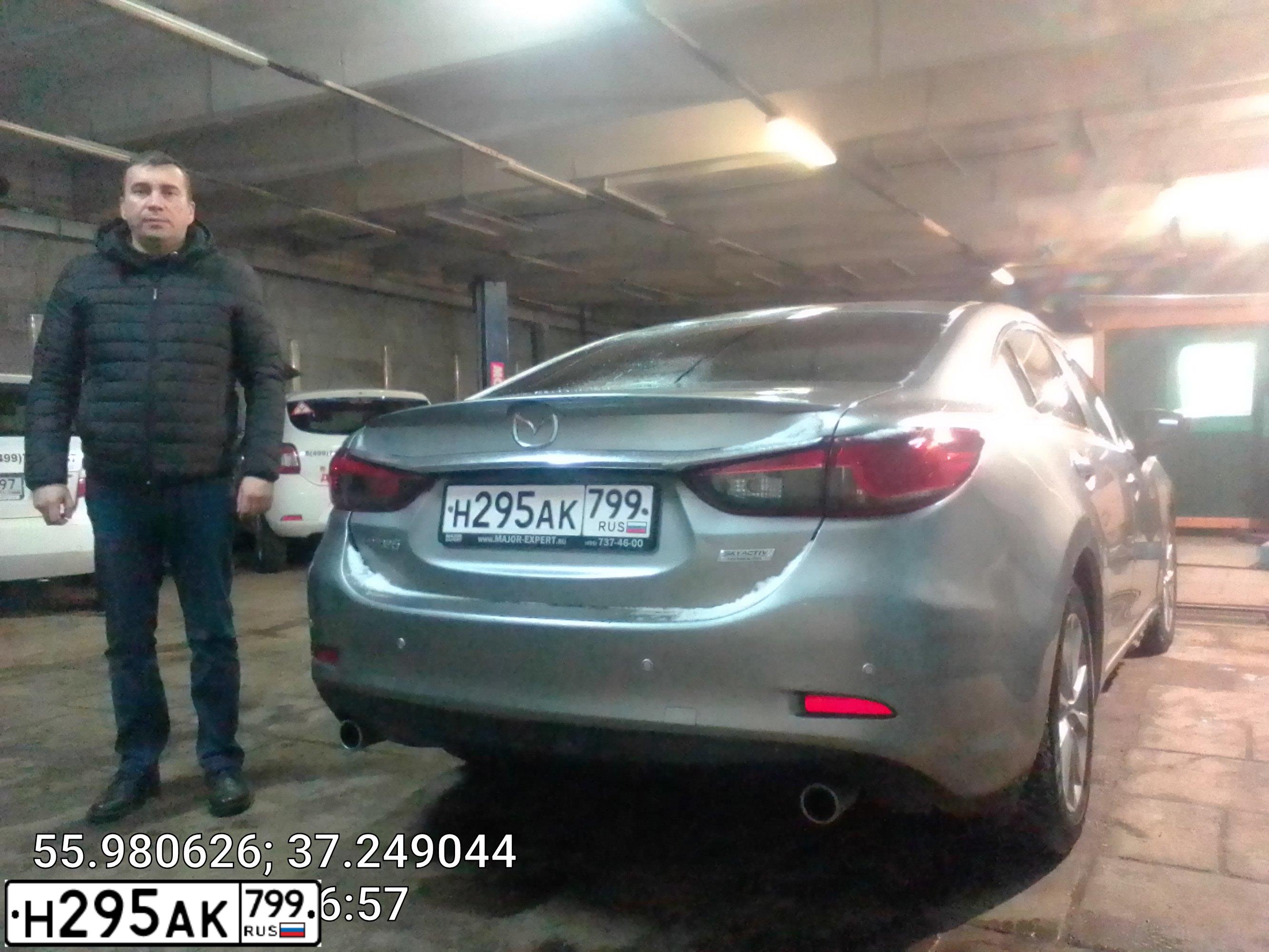 Фото автомобиля MAZDA 6, 2013 — госномер М200СВ67. Цвет: СЕРЕБРИСТЫЙ
