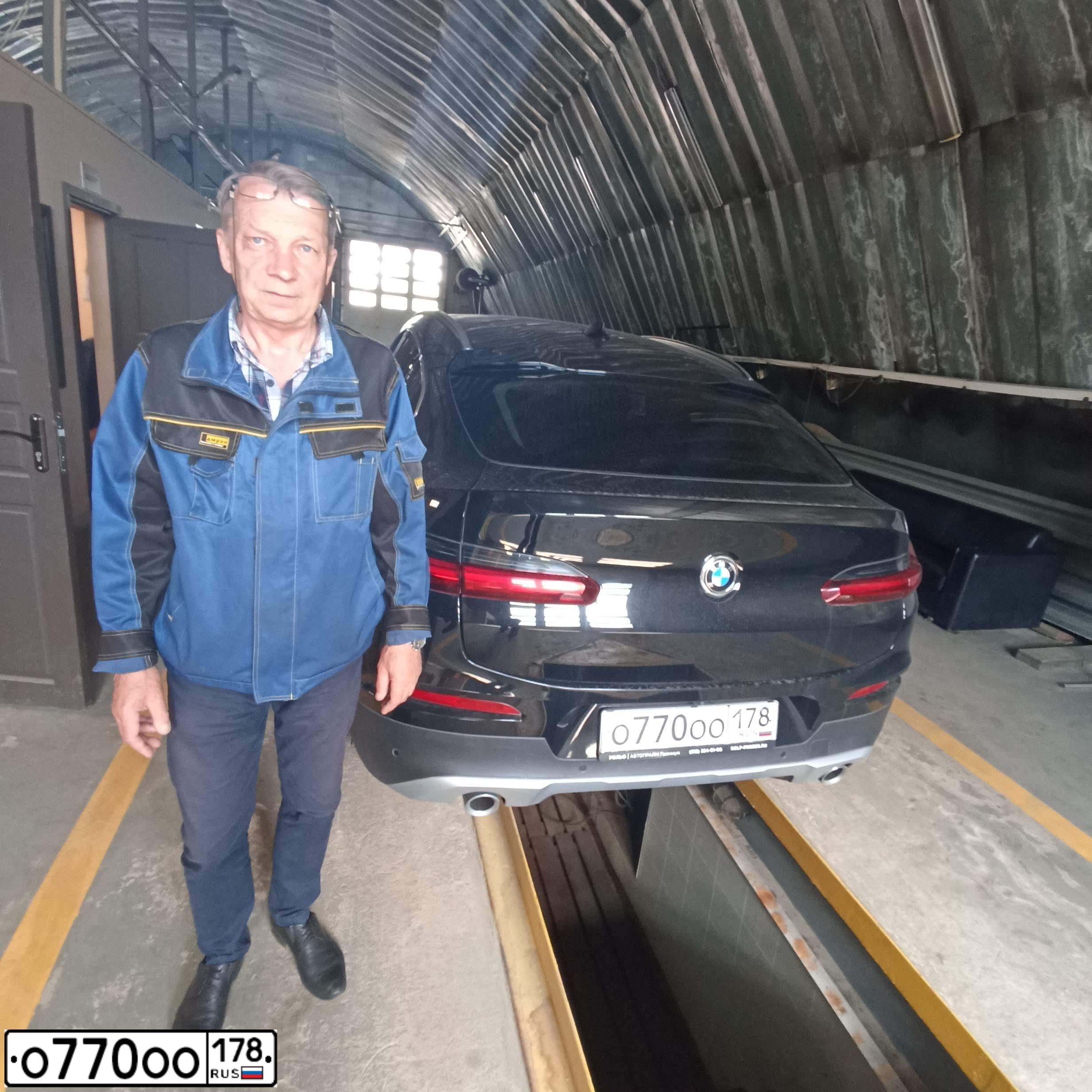 Фото автомобиля HYUNDAI TUCSON, 2018 — госномер О770ОО178. Цвет: Серый