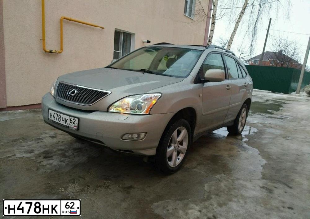 Фото автомобиля LEXUS RX, 2003 — госномер О709МО03. Цвет: Перламутрово Серый