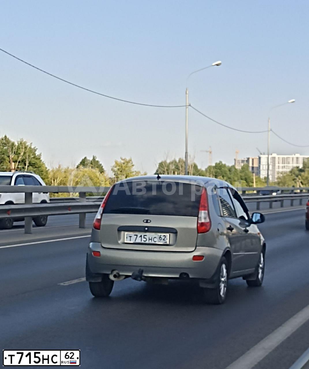 Фото автомобиля LADA 1119 KALINA, 2008 — госномер О530ТТ62. Цвет: БЕЖЕВО-СЕРЫЙ