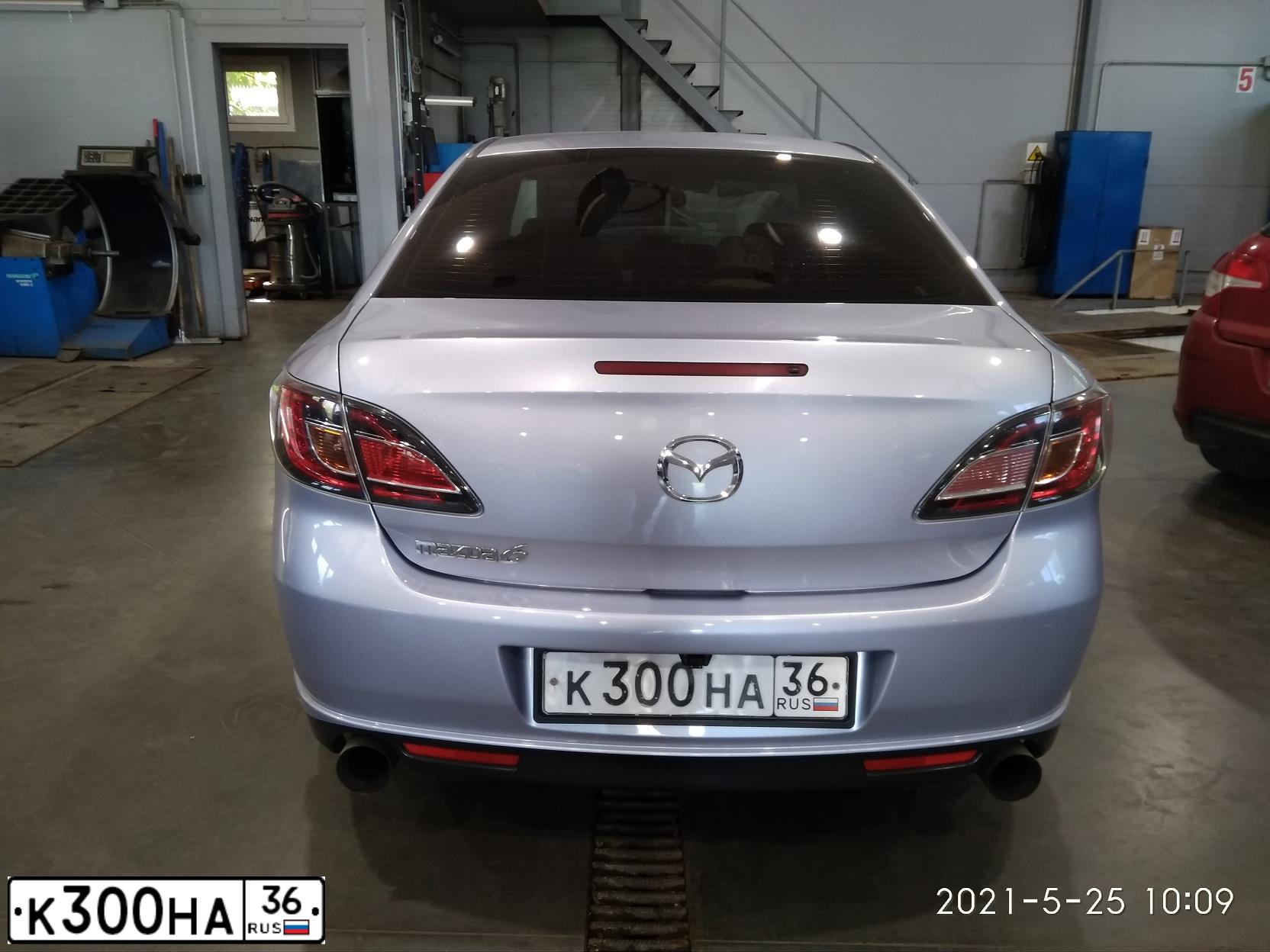 Фото автомобиля MAZDA 6, 2008 — госномер Р418СВ48