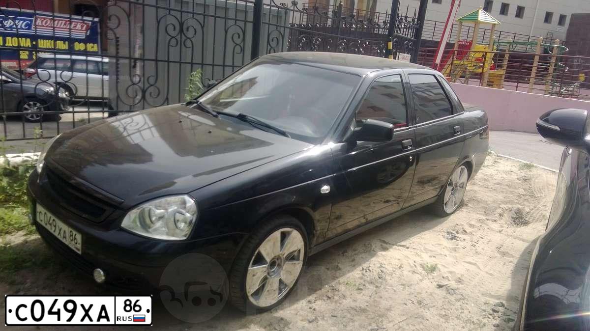 Фото автомобиля LADA 2170 PRIORA, 2009 — госномер С809СА89. Цвет: Сине-Черный