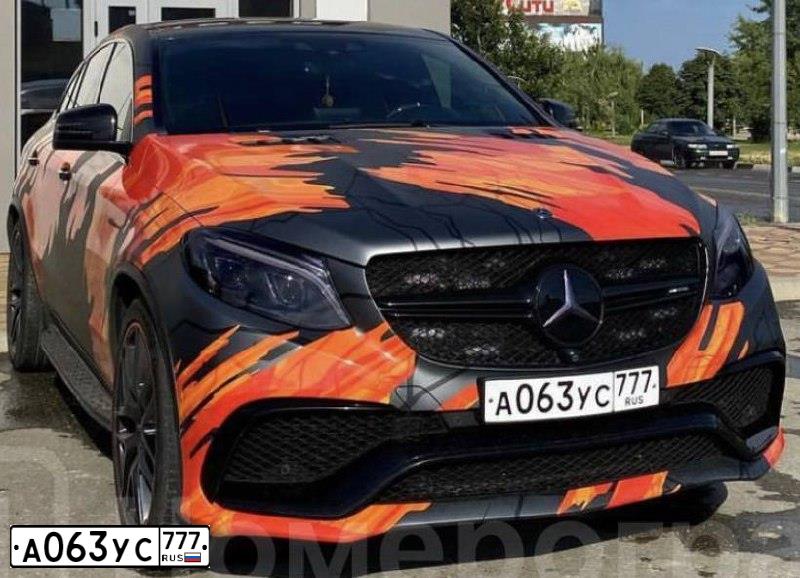 Фото автомобиля MERCEDES GLE-KLASSE, 2016 — госномер А063УС777. Цвет: ЧЕРНЫЙ