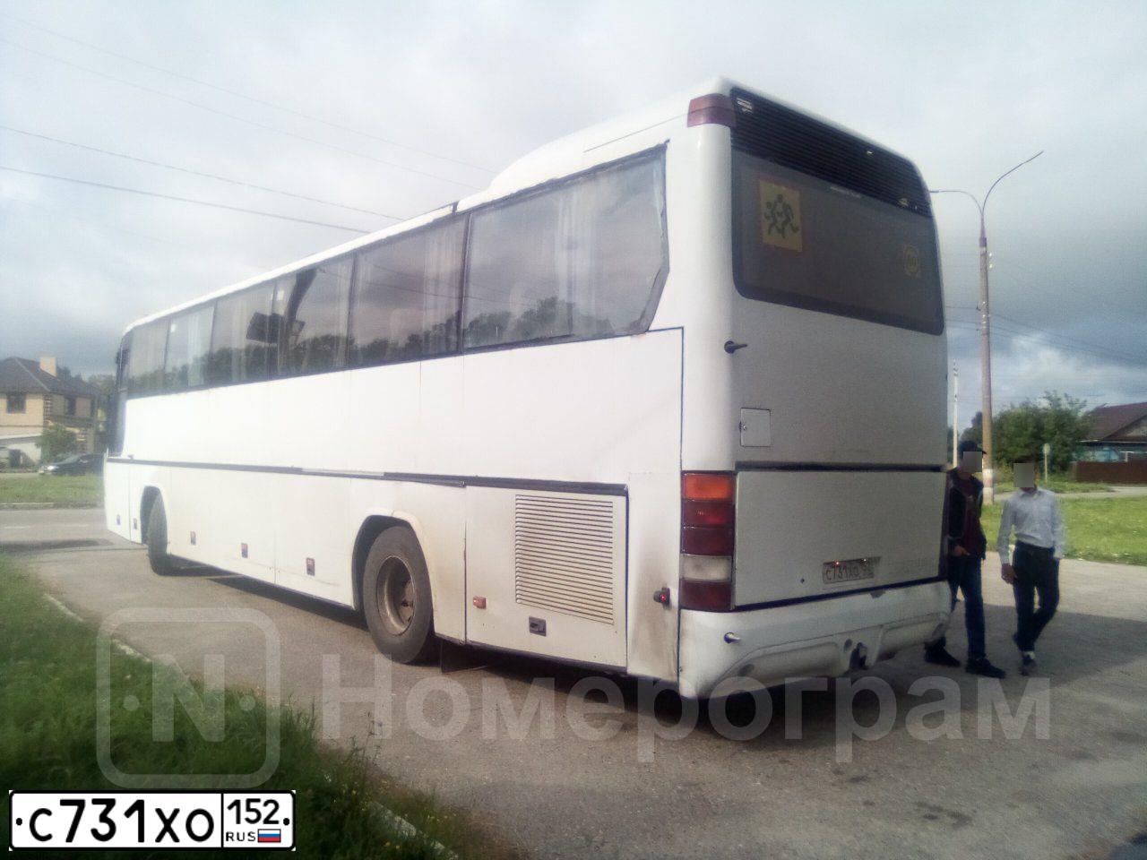 Фото автомобиля NEOPLAN TRANSLINER, 1999 — госномер С731ХО152. Цвет: Белый