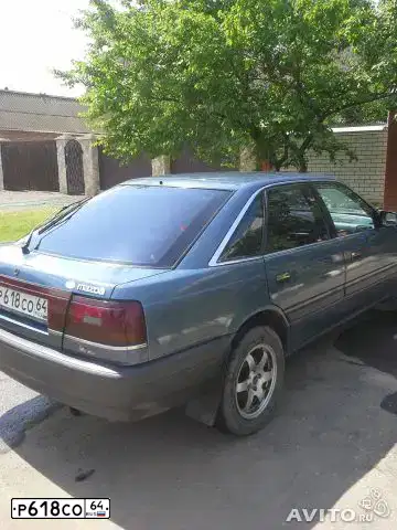 Фото автомобиля MAZDA A 626, 1988 — госномер Р618СО64. Цвет: СИНИЙ