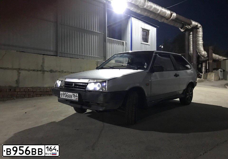 Фото автомобиля LADA 2108 SAMARA, 2001 — госномер О012РЕ64. Цвет: Серебристый