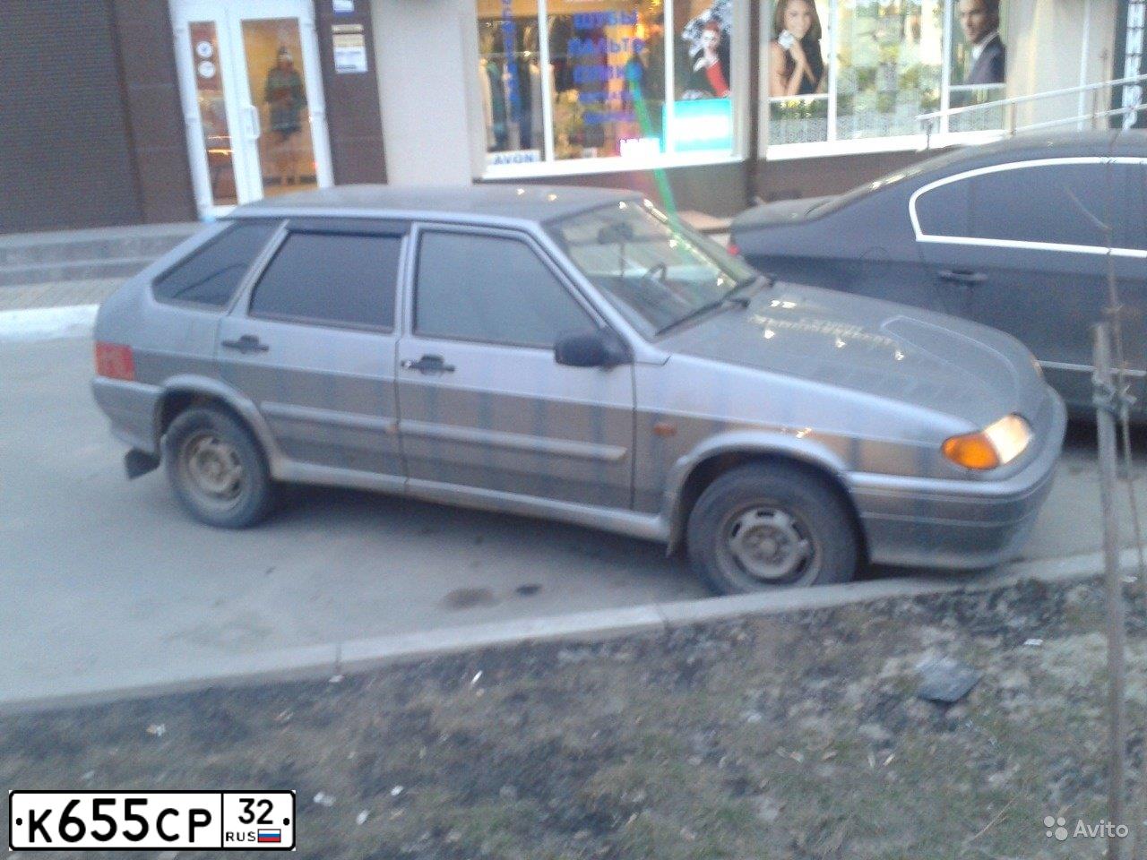 Фото автомобиля LADA 2114 SAMARA, 2010 — госномер К655СР32. Цвет: СРЕДНИЙ СЕРО-ЗЕЛ МЕТ