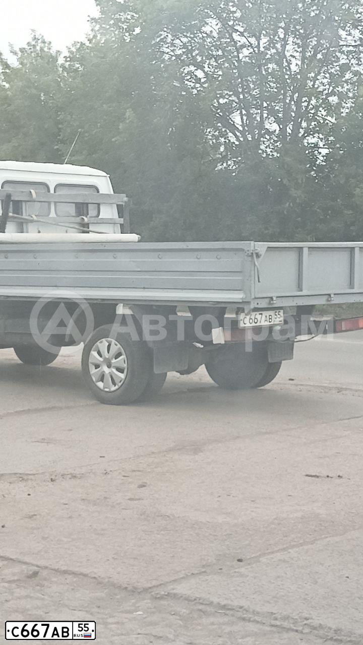 Фото автомобиля GAZ 3302 EL, 2002 — госномер С667АВ55. Цвет: БЕЛЫЙ
