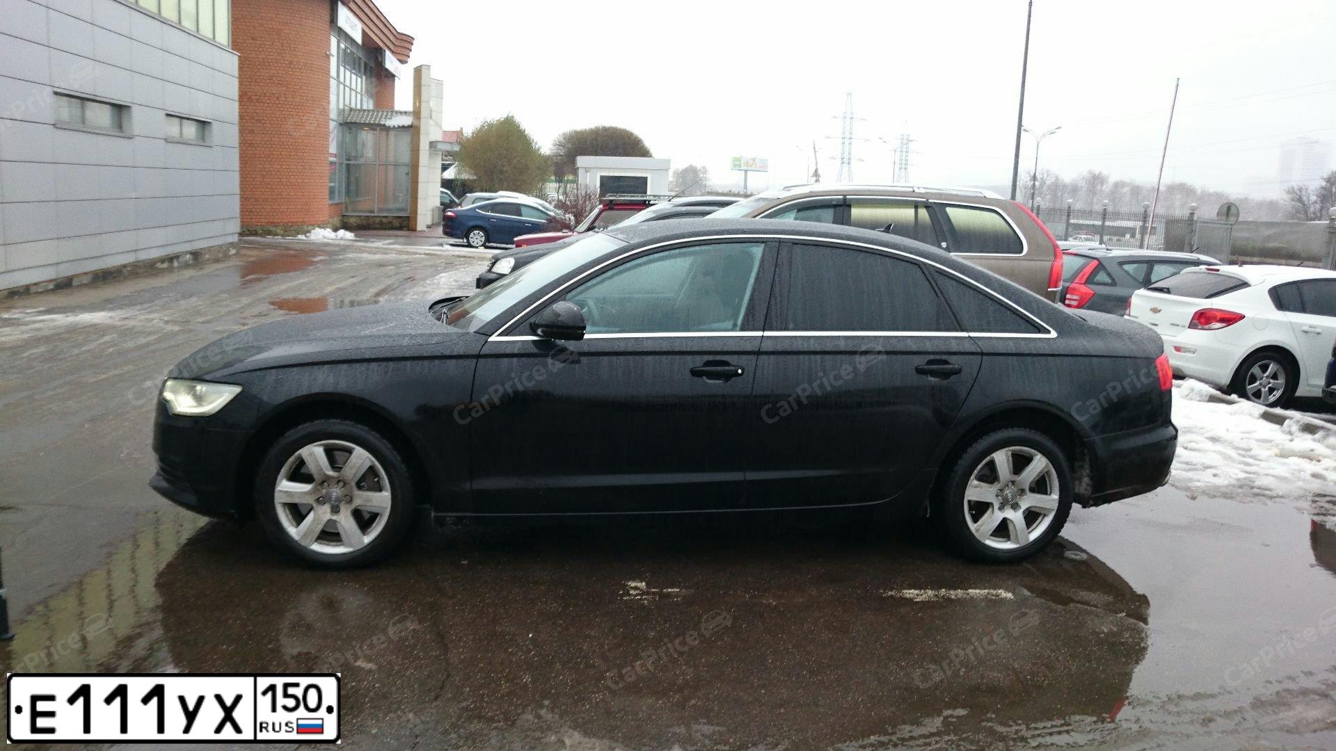 Фото автомобиля AUDI A6, 2012 — госномер У233ТО152. Цвет: ЧЕРНЫЙ