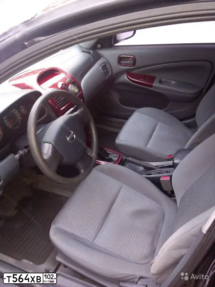 Фото автомобиля NISSAN ALMERA, 2006 — госномер Т564ХВ102. Цвет: ЧЕРНЫЙ