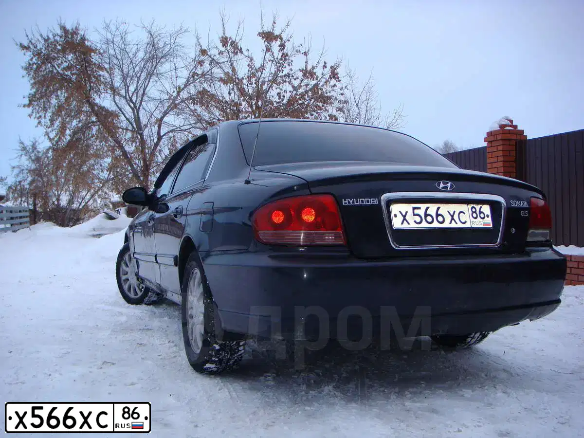 Фото автомобиля TAGAZ SONATA, 2004 — госномер Х744СМ86. Цвет: ЧЕРНЫЙ